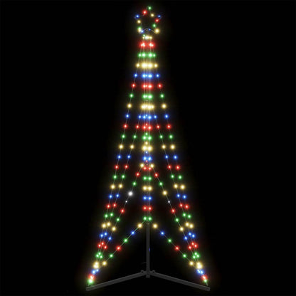 Weihnachtsbaumbeleuchtung 363 bunte LEDs 182 cm