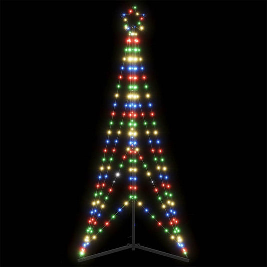 Weihnachtsbaumbeleuchtung 363 bunte LEDs 182 cm