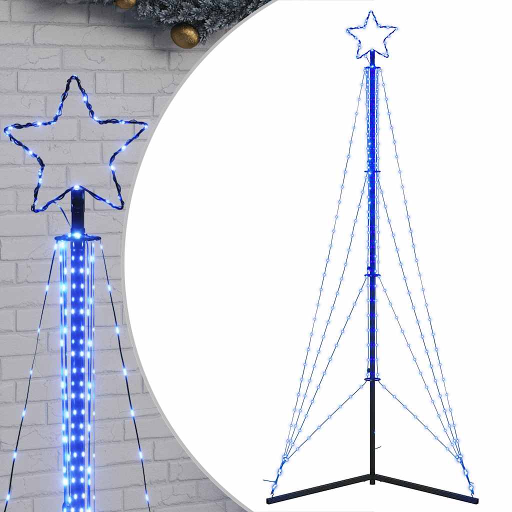 Weihnachtsbaumbeleuchtung 483 blaue LEDs 240 cm