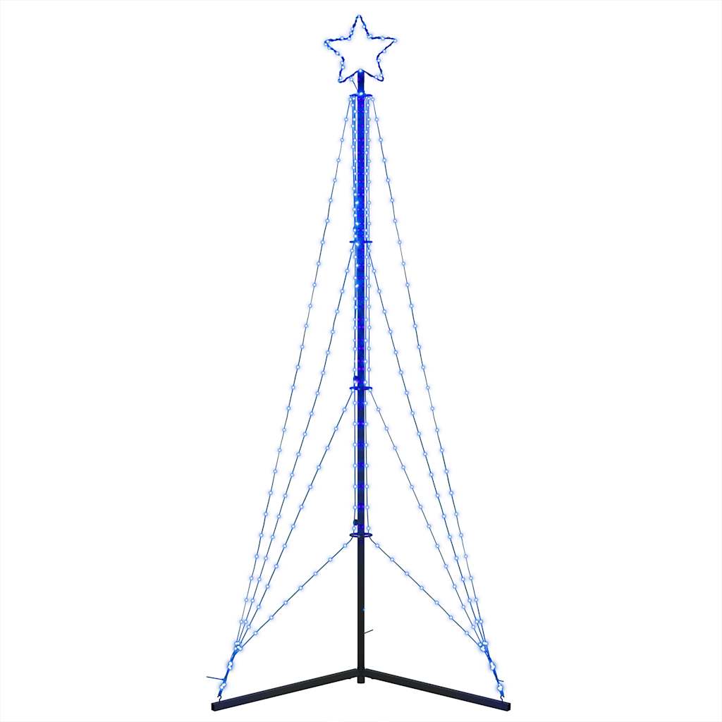 Weihnachtsbaumbeleuchtung 483 blaue LEDs 240 cm