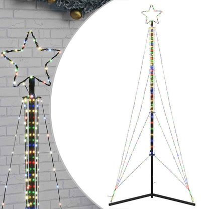 Weihnachtsbaumbeleuchtung 483 bunte LEDs 240 cm