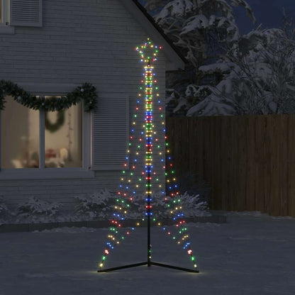 Weihnachtsbaumbeleuchtung 483 bunte LEDs 240 cm