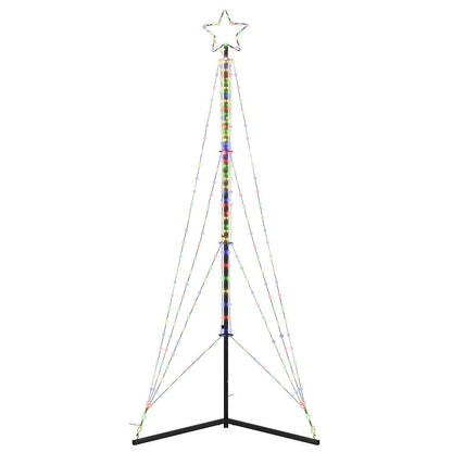 Weihnachtsbaumbeleuchtung 483 bunte LEDs 240 cm