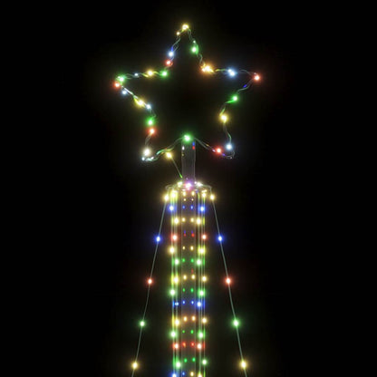 Weihnachtsbaumbeleuchtung 483 bunte LEDs 240 cm