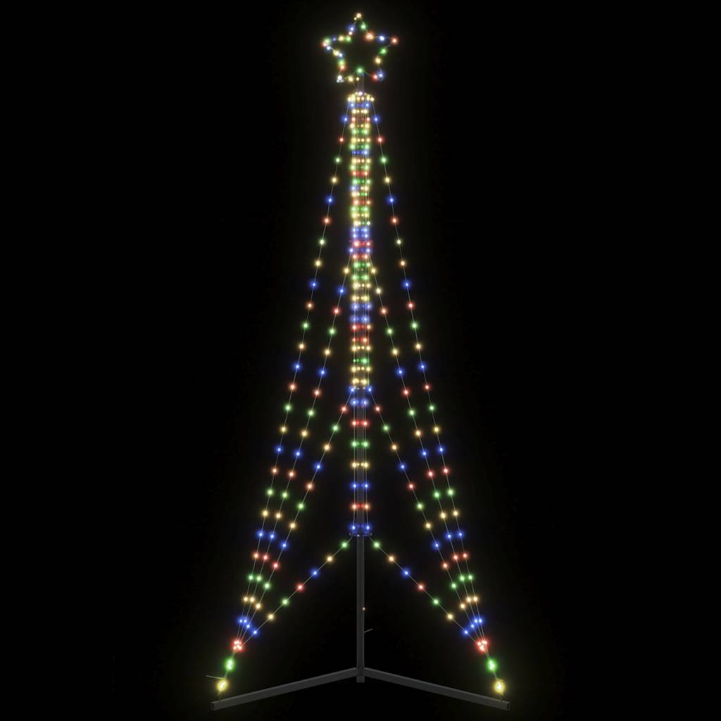 Weihnachtsbaumbeleuchtung 483 bunte LEDs 240 cm