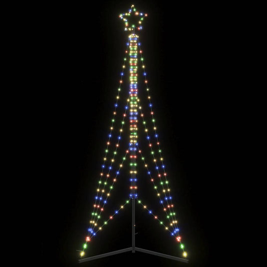 Weihnachtsbaumbeleuchtung 483 bunte LEDs 240 cm