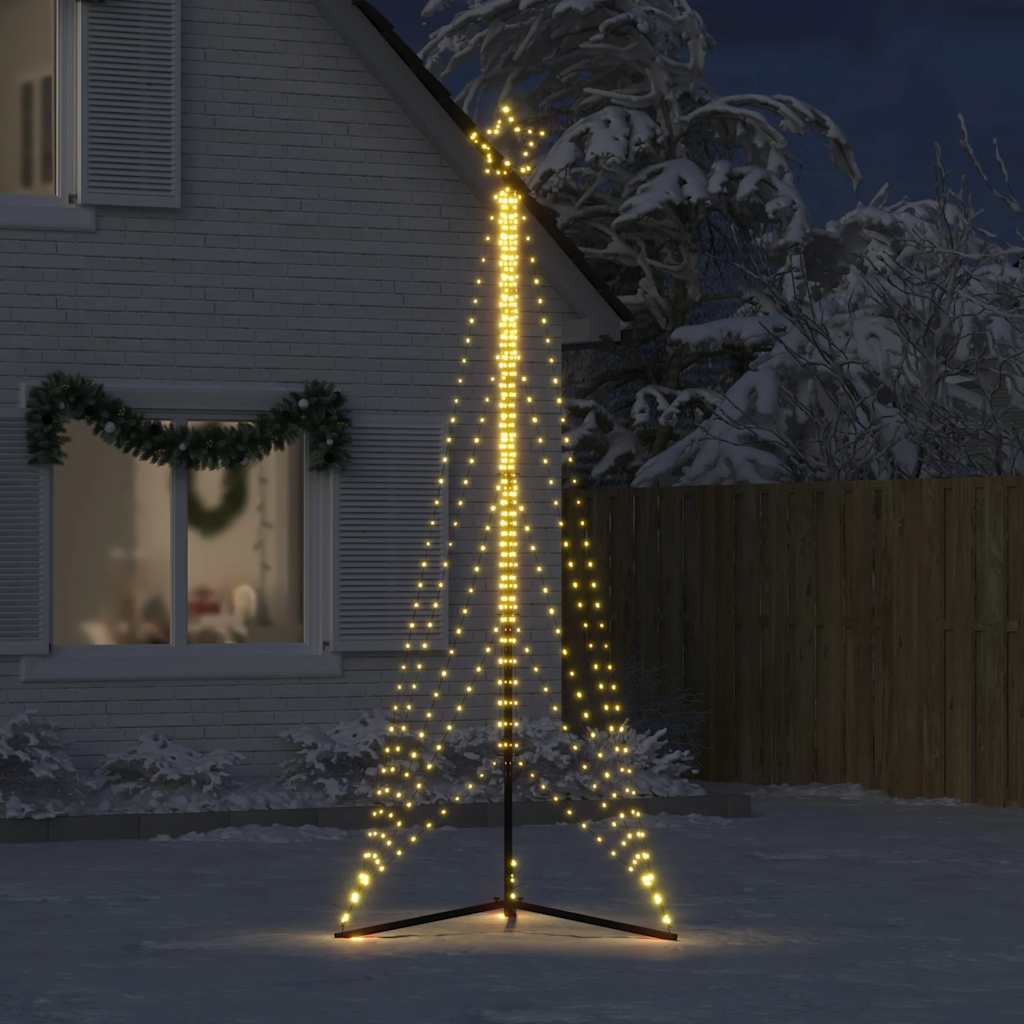 Weihnachtsbaumbeleuchtung 525 warmweiße LEDs 302 cm