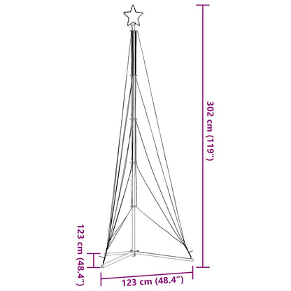 Kerstboomverlichting 525 warmwitte LED's 302 cm