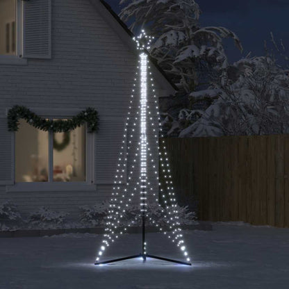 Weihnachtsbaumbeleuchtung 525 kaltweiße LEDs 302 cm