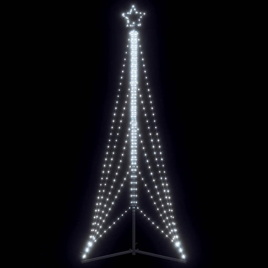 Weihnachtsbaumbeleuchtung 525 kaltweiße LEDs 302 cm