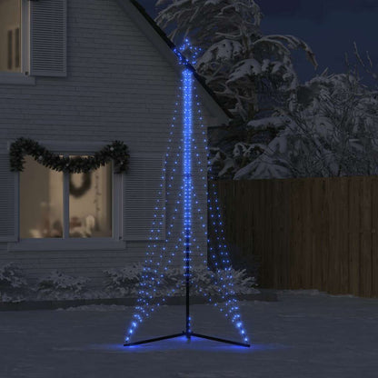 Kerstboomverlichting 525 blauwe LED's 302 cm