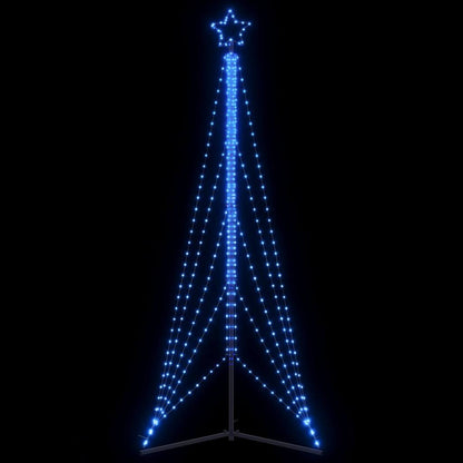 Weihnachtsbaumbeleuchtung 525 blaue LEDs 302 cm