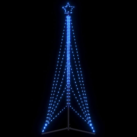 Weihnachtsbaumbeleuchtung 525 blaue LEDs 302 cm