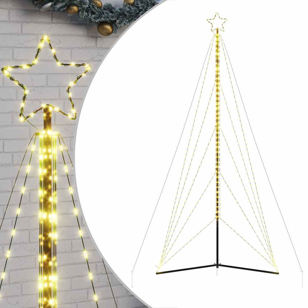 Weihnachtsbaumbeleuchtung 615 warmweiße LEDs 404,5 cm