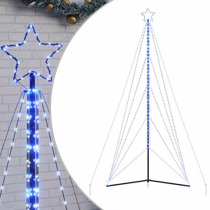 Kerstboomverlichting 615 blauwe LED's 404,5 cm