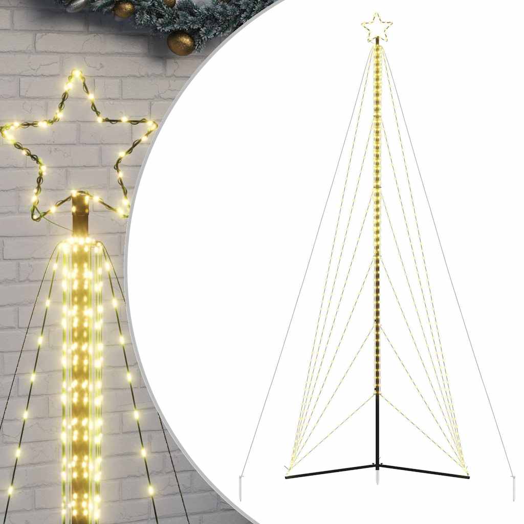 Weihnachtsbaumbeleuchtung 861 warmweiße LEDs 478 cm