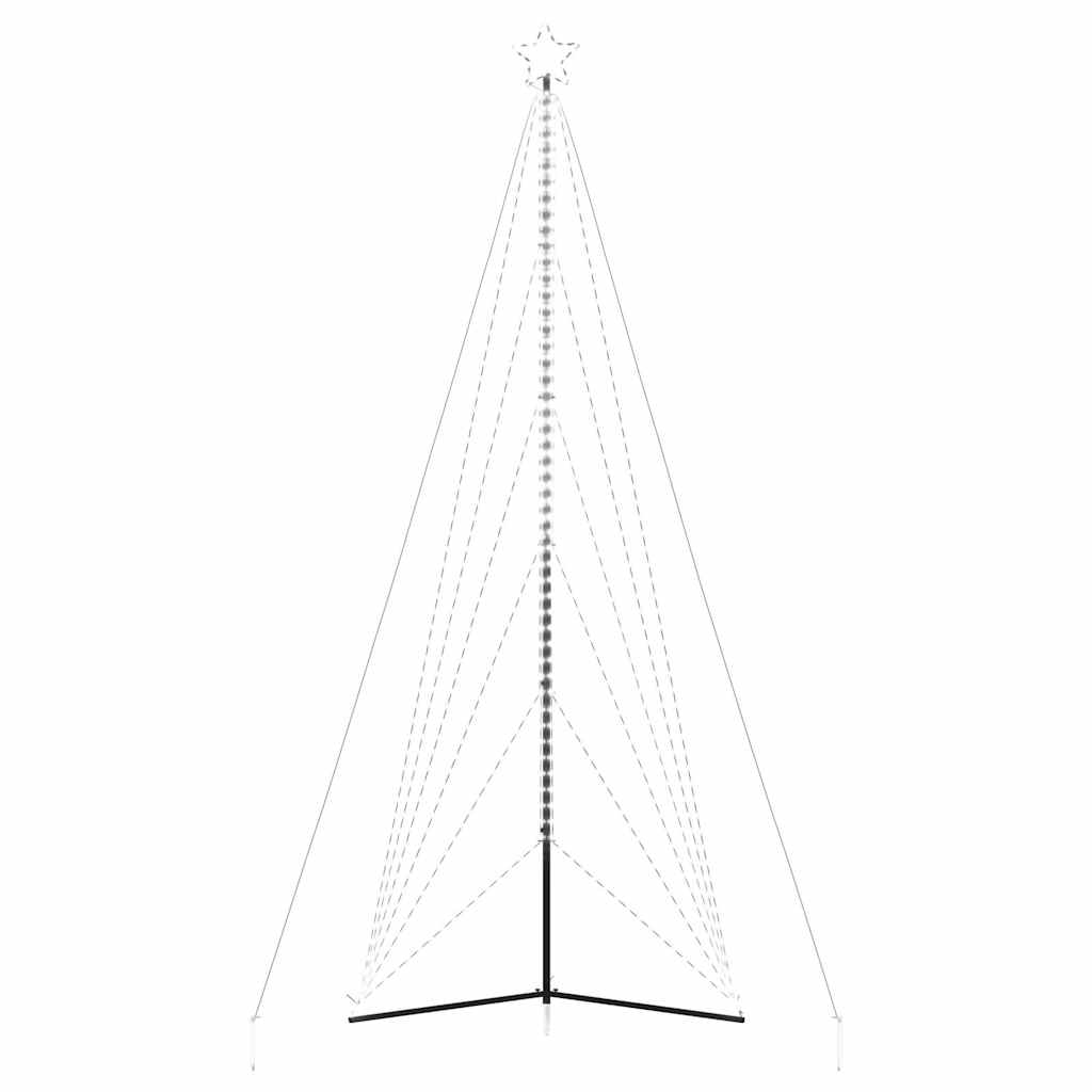 Weihnachtsbaumbeleuchtung 861 kaltweiße LEDs 478 cm