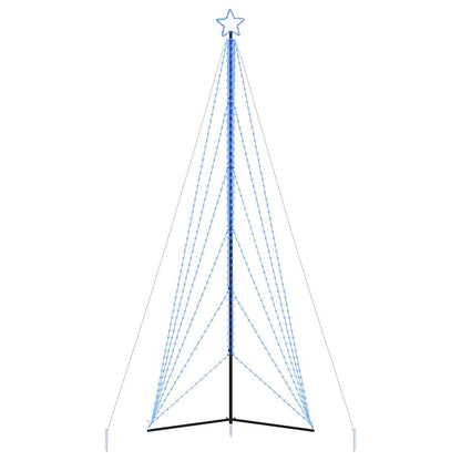 Weihnachtsbaumbeleuchtung 861 blaue LEDs 478 cm