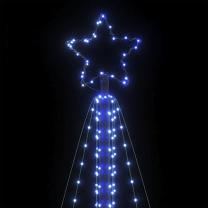 Weihnachtsbaumbeleuchtung 861 blaue LEDs 478 cm