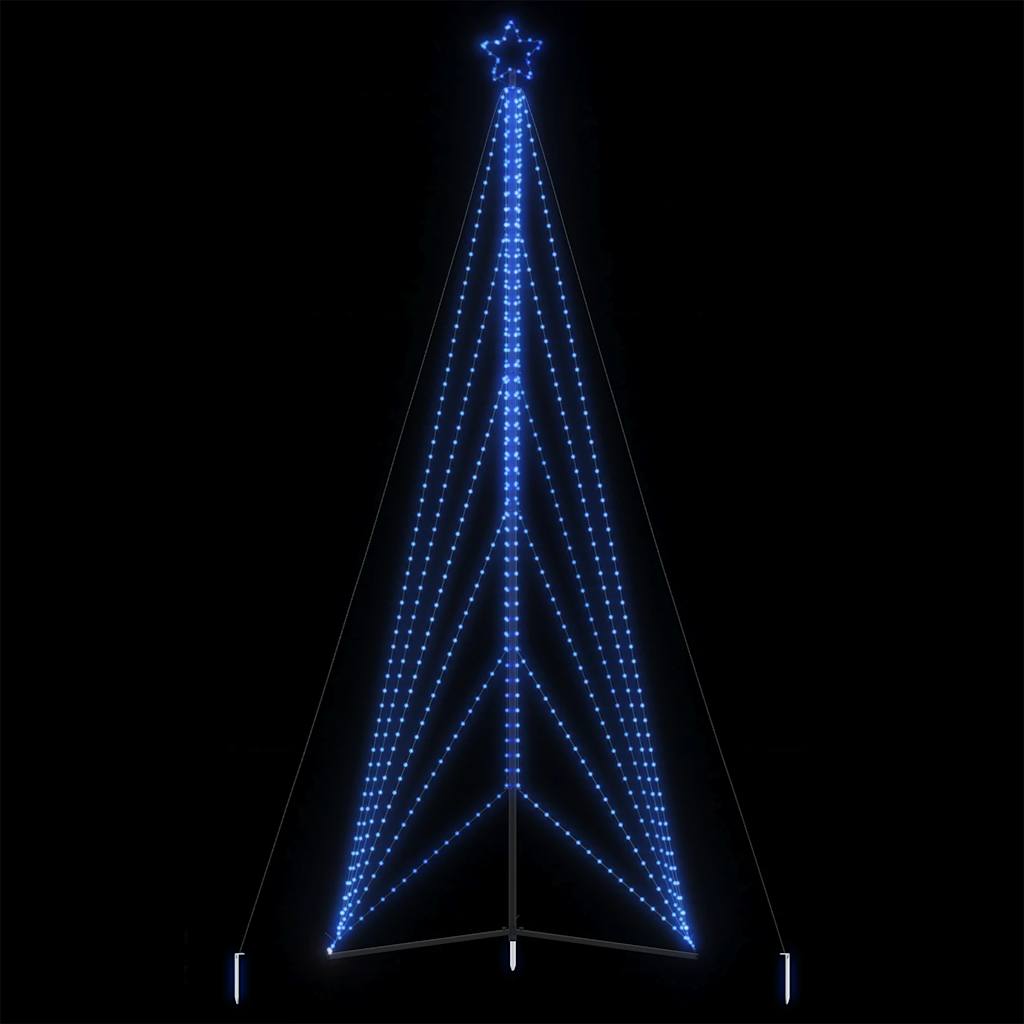 Kerstboomverlichting 861 blauwe LED's 478 cm