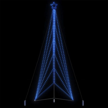 Weihnachtsbaumbeleuchtung 861 blaue LEDs 478 cm