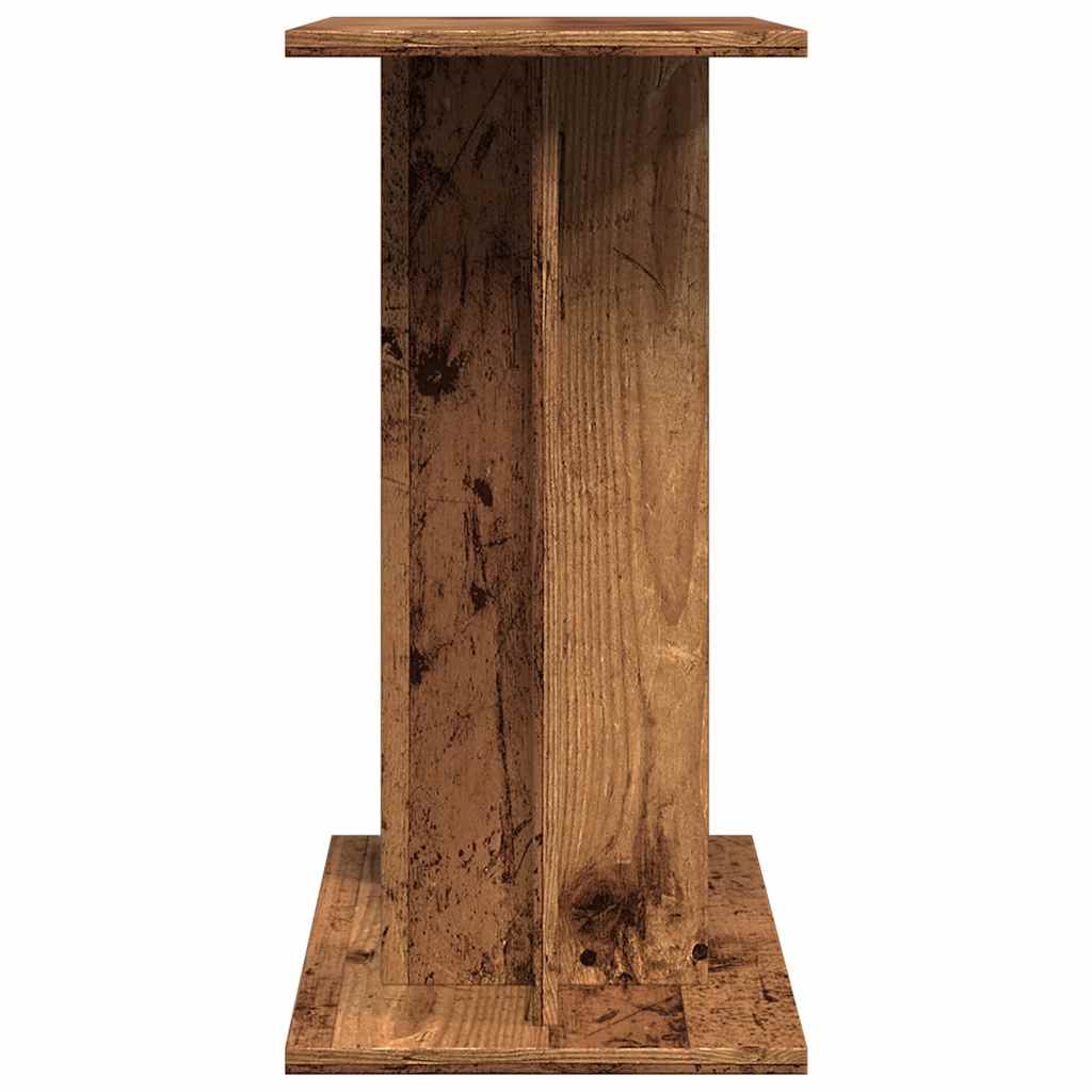 Aquariumstandaard 60x30x60 cm bewerkt hout oud houtkleurig