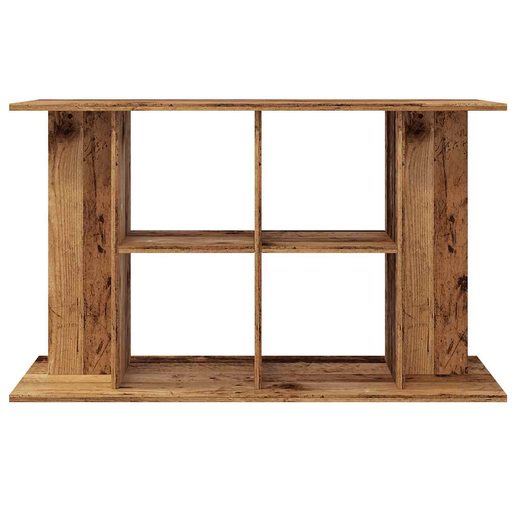 Aquariumstandaard 100x40x60 cm bewerkt hout oud houtkleurig