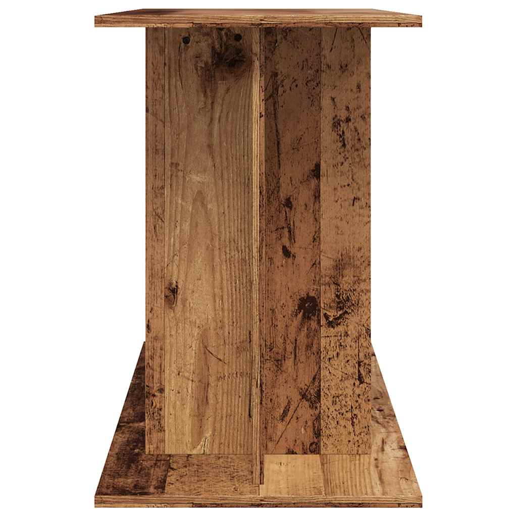 Aquariumstandaard 100x40x60 cm bewerkt hout oud houtkleurig