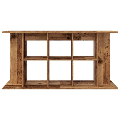 Aquariumstandaard 120x40x60 cm bewerkt hout oud houtkleurig