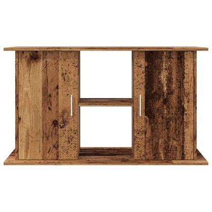 Aquariumstandaard 101x41x58 cm bewerkt hout oud houtkleurig