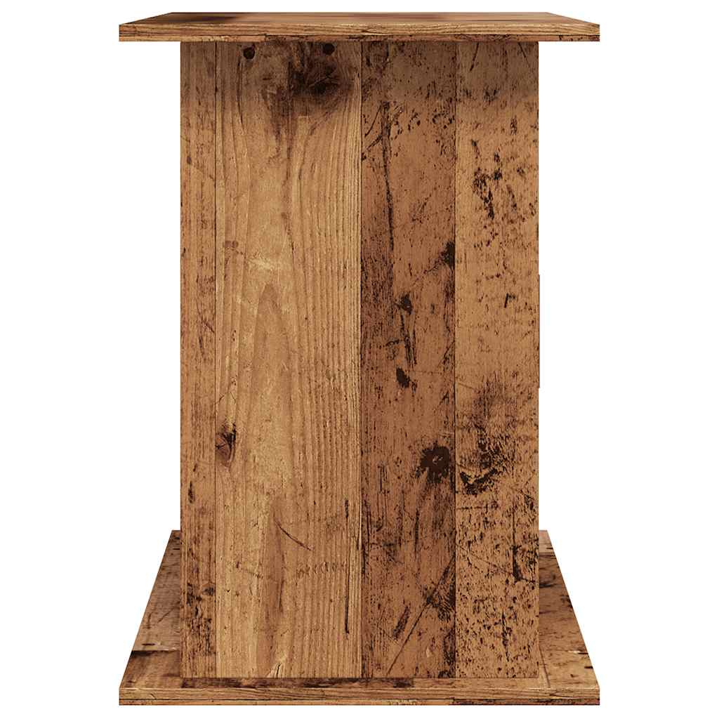 Aquariumstandaard 101x41x58 cm bewerkt hout oud houtkleurig