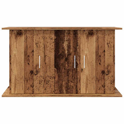 Aquariumstandaard 101x41x58 cm bewerkt hout oud houtkleurig