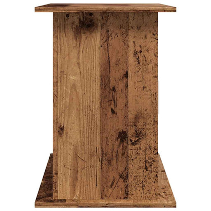 Aquariumstandaard 101x41x58 cm bewerkt hout oud houtkleurig