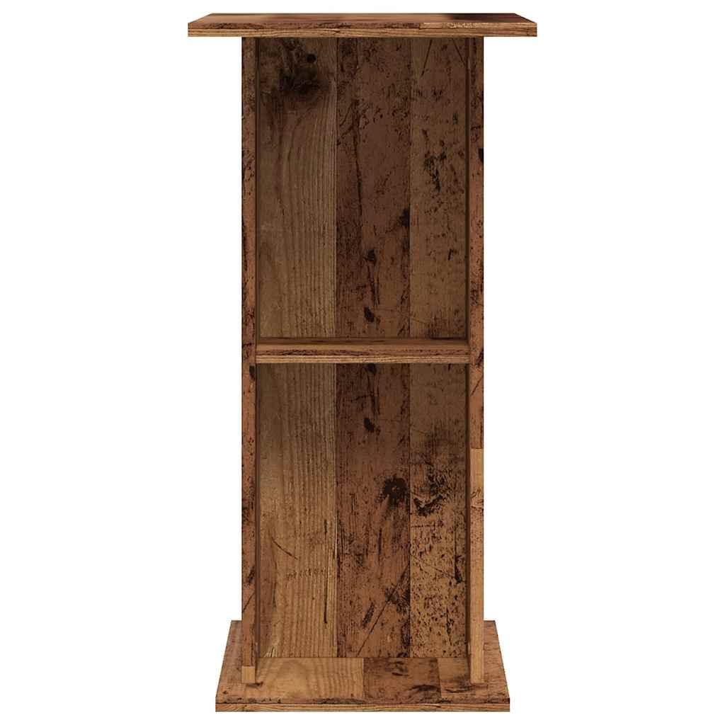 Aquariumstandaard 36x60,5x72,5 cm bewerkt hout oud houtkleurig