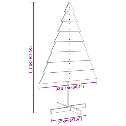 Weihnachtsdekoration Weihnachtsbaum 150 cm Massivholz