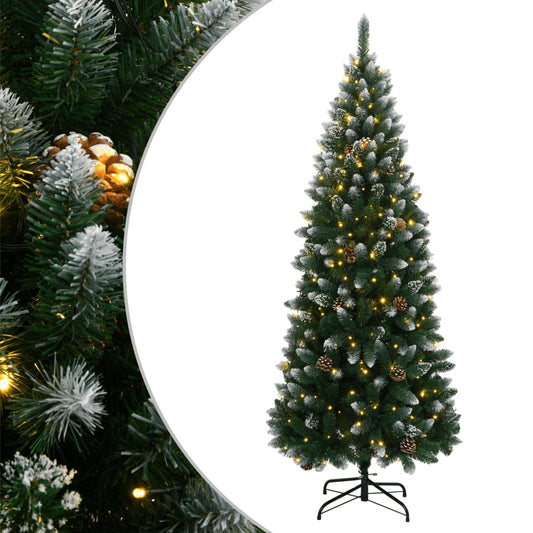 Artificial Christmas tree with 150 LEDs 120 cm