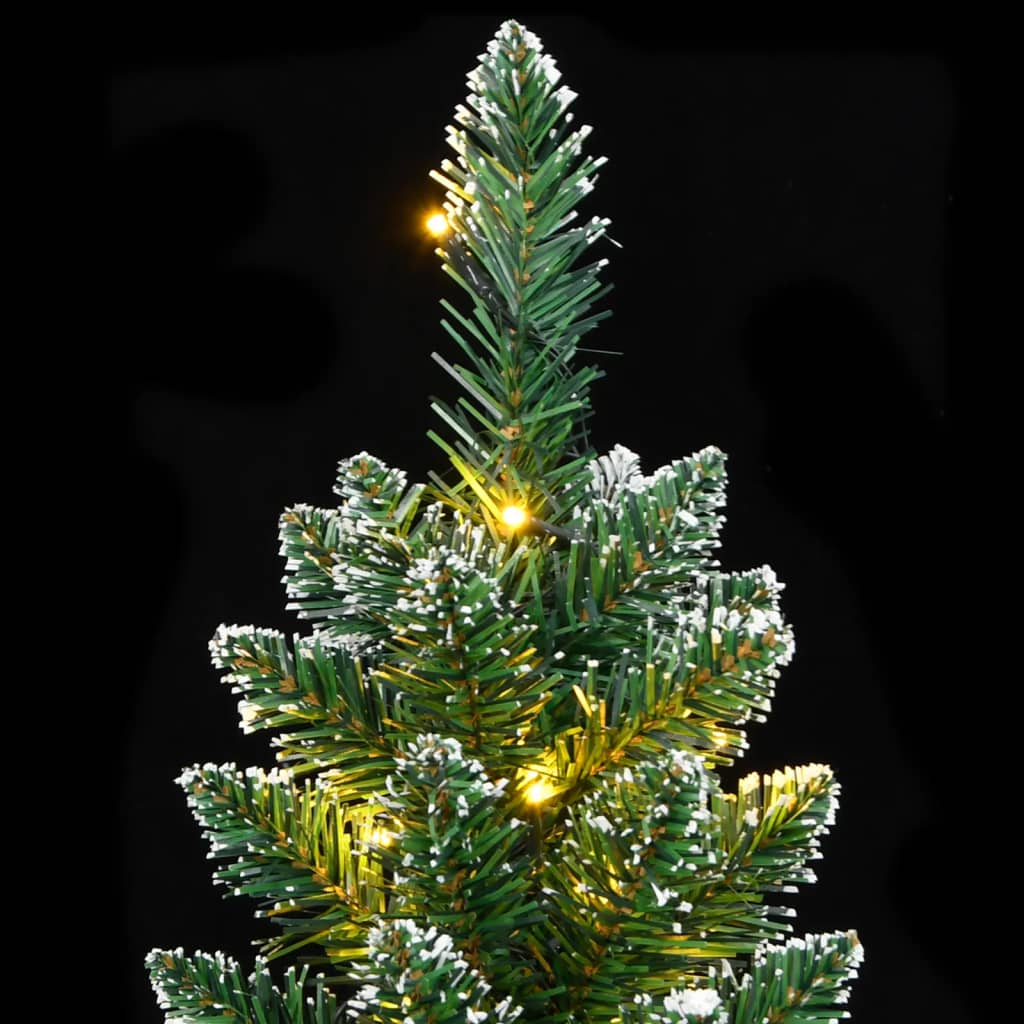 Kunstkerstboom smal met 300 LED's 210 cm