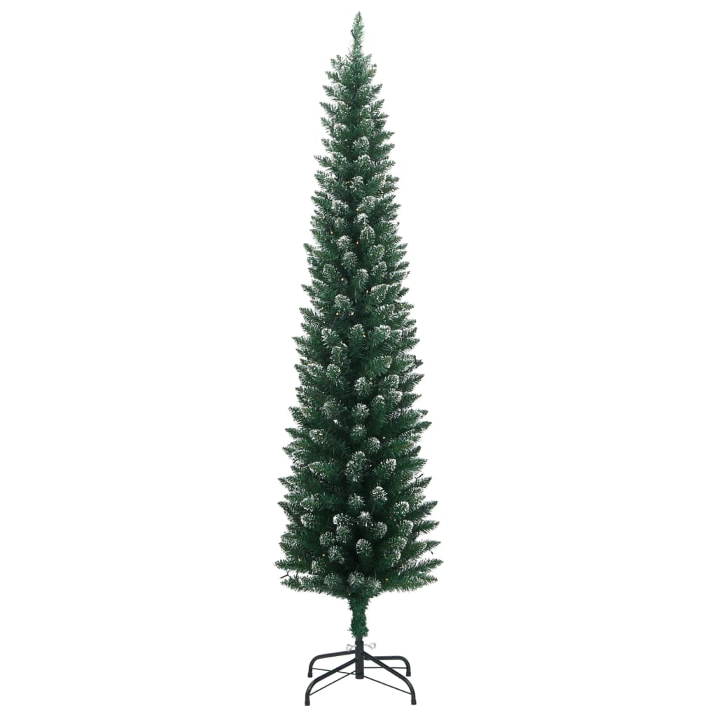 Kunstkerstboom smal met 300 LED's 240 cm