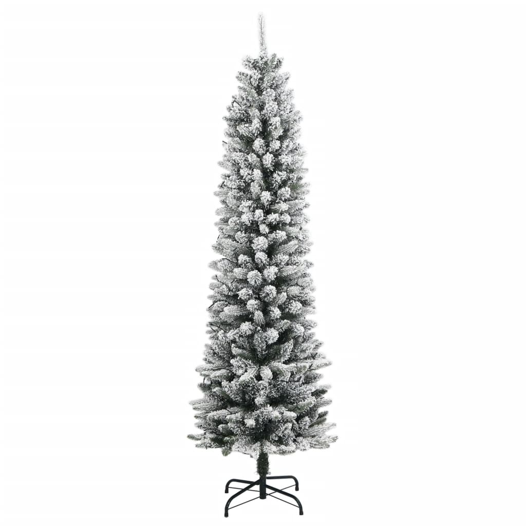 Kunstkerstboom met 150 LED's en sneeuw 150 cm