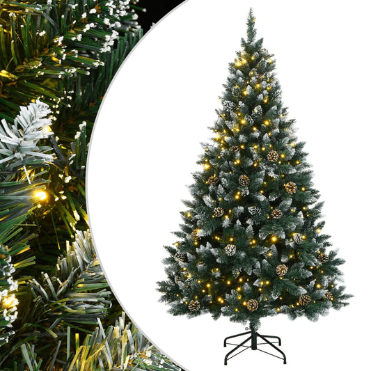 Artificial Christmas tree with 150 LEDs 120 cm