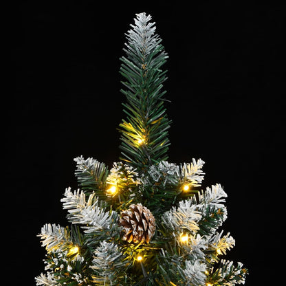 Kunstkerstboom smal met 150 LED's 120 cm