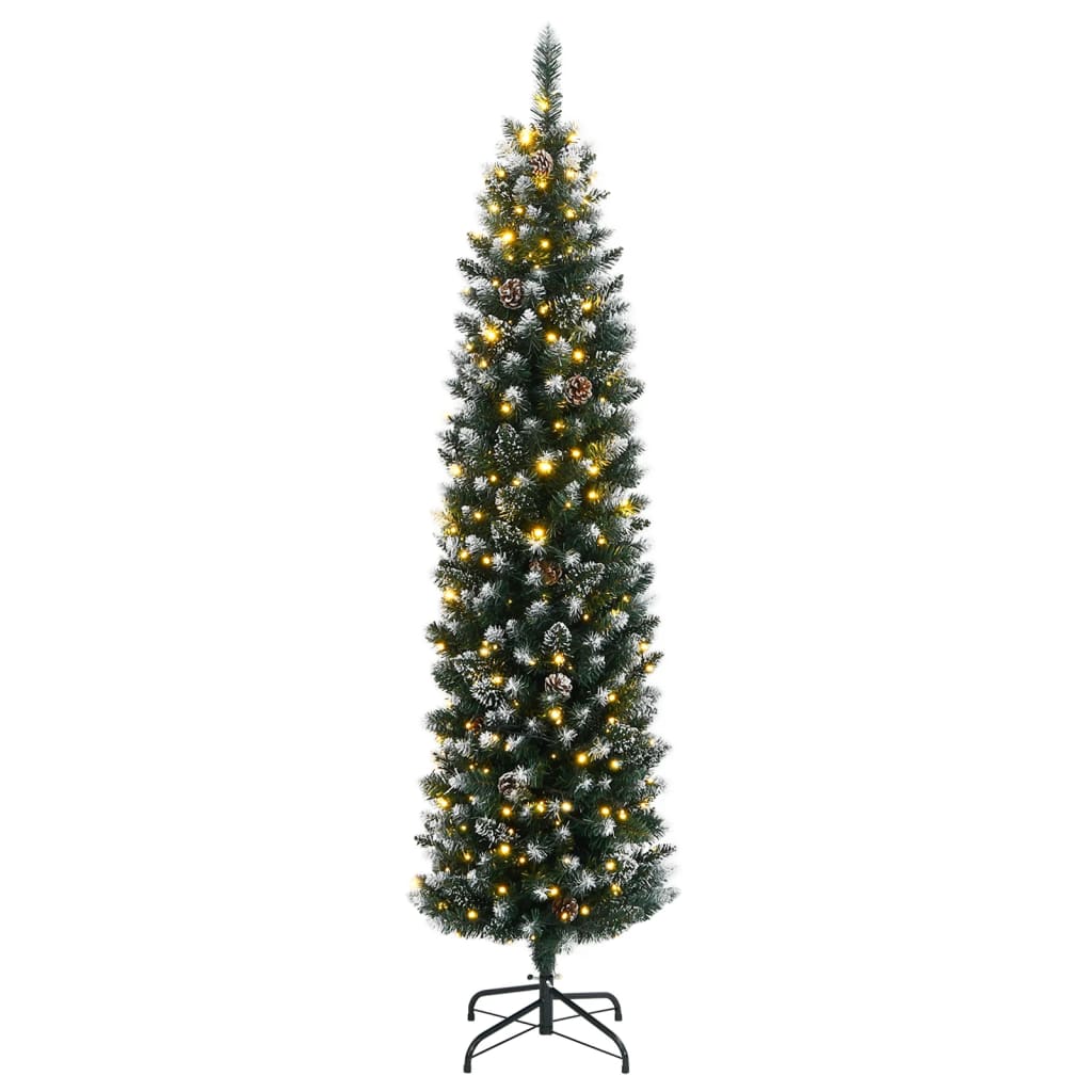 Kunstkerstboom smal met 150 LED's 150 cm