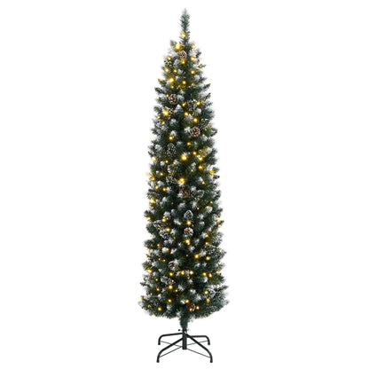 Kunstkerstboom smal met 150 LED's 150 cm