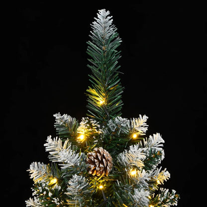 Kunstkerstboom smal met 300 LED's 180 cm