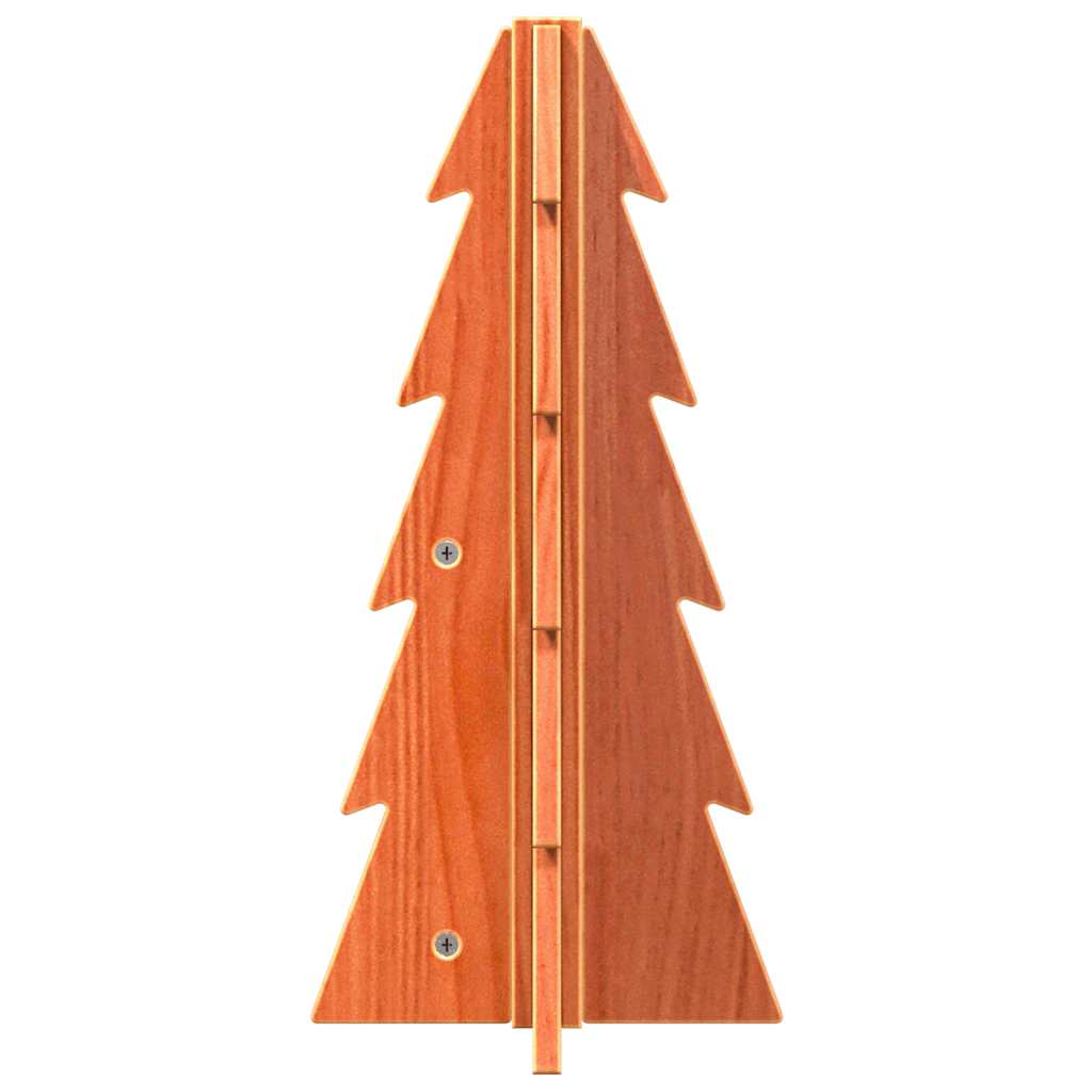 Weihnachtsdekoration Weihnachtsbaum 49 cm Kiefernholz massiv Wachs braun