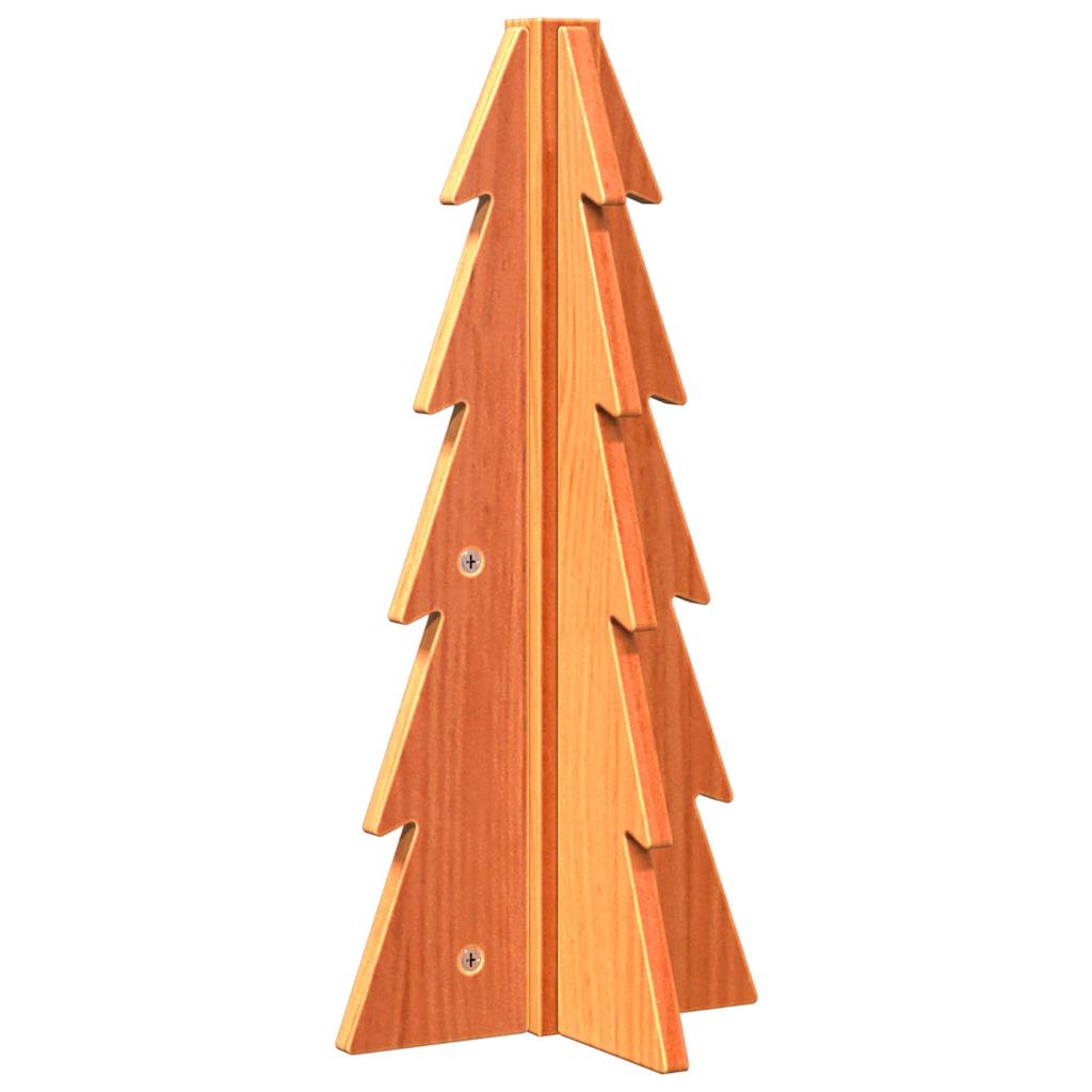 Weihnachtsdekoration Weihnachtsbaum 49 cm Kiefernholz massiv Wachs braun