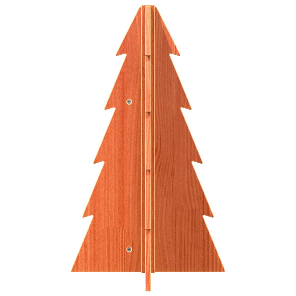 Weihnachtsdekoration Weihnachtsbaum 69,5 cm Kiefernholz massiv Wachs braun