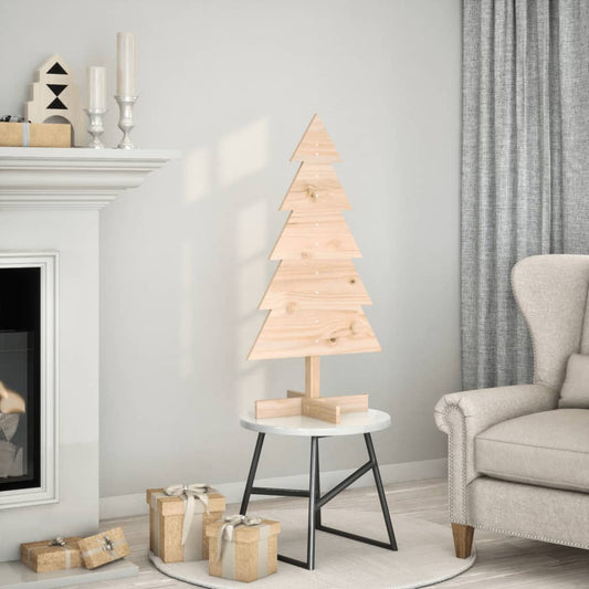 Christmas decoration Christmas tree 100 cm solid pine wood