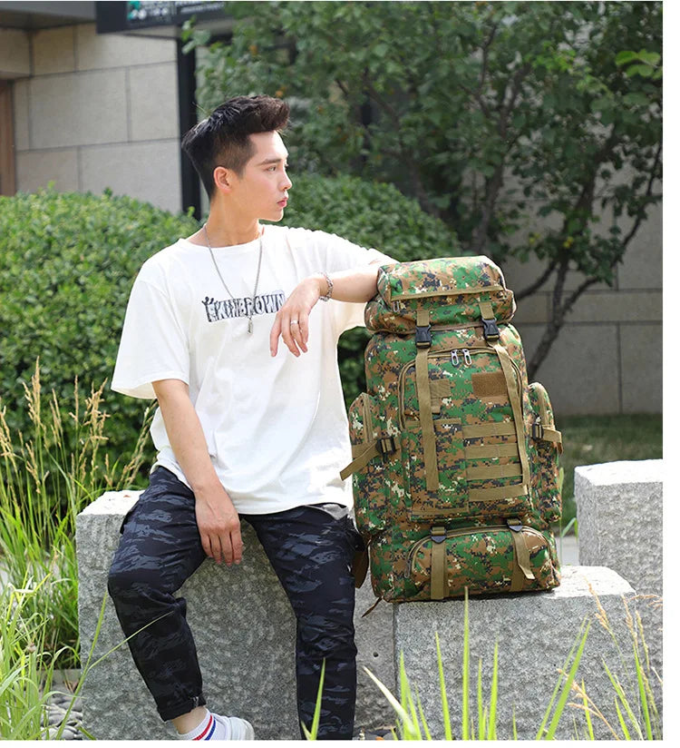 80L Tactical Backpack