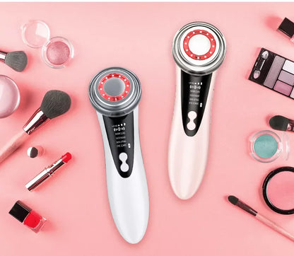 Luxueuze 4-in-1 RF EMS Faciale Massager: Jouw Geheim voor Stralende Huidverjonging